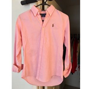 Ralph Lauren Polo Oxford Button Down Shirt Size 2
